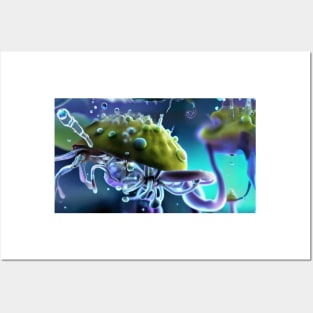 Quantum cellular fungi Posters and Art